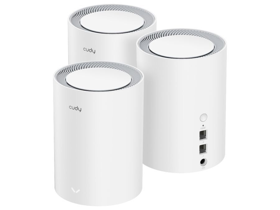 Cudy Dual Band WiFi 6 1800Mbps Gigabit Mesh 3 Pack | M1800 (3-Pack) | CD-M18003