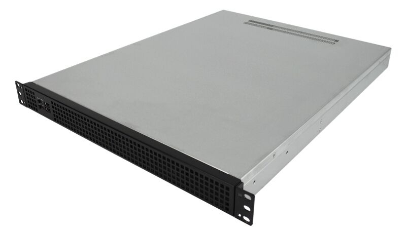 K155F - 1U Server Chassis for ATX mainboards with 4 HDD bays 550mm deep