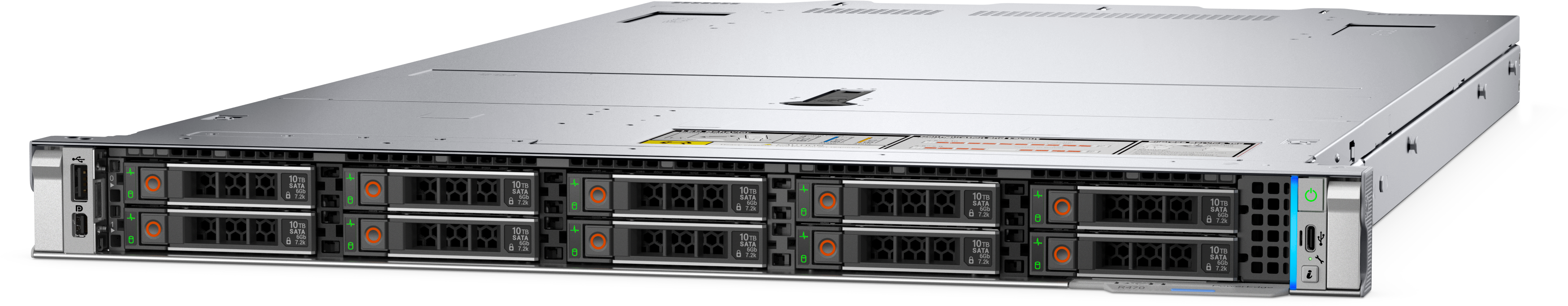 Dell PowerEdge R470 | Xeon 6517P 16-Core | 32GB RAM | 480GB SSD | PERC H965i | 10GbE | 1U Rack Server
