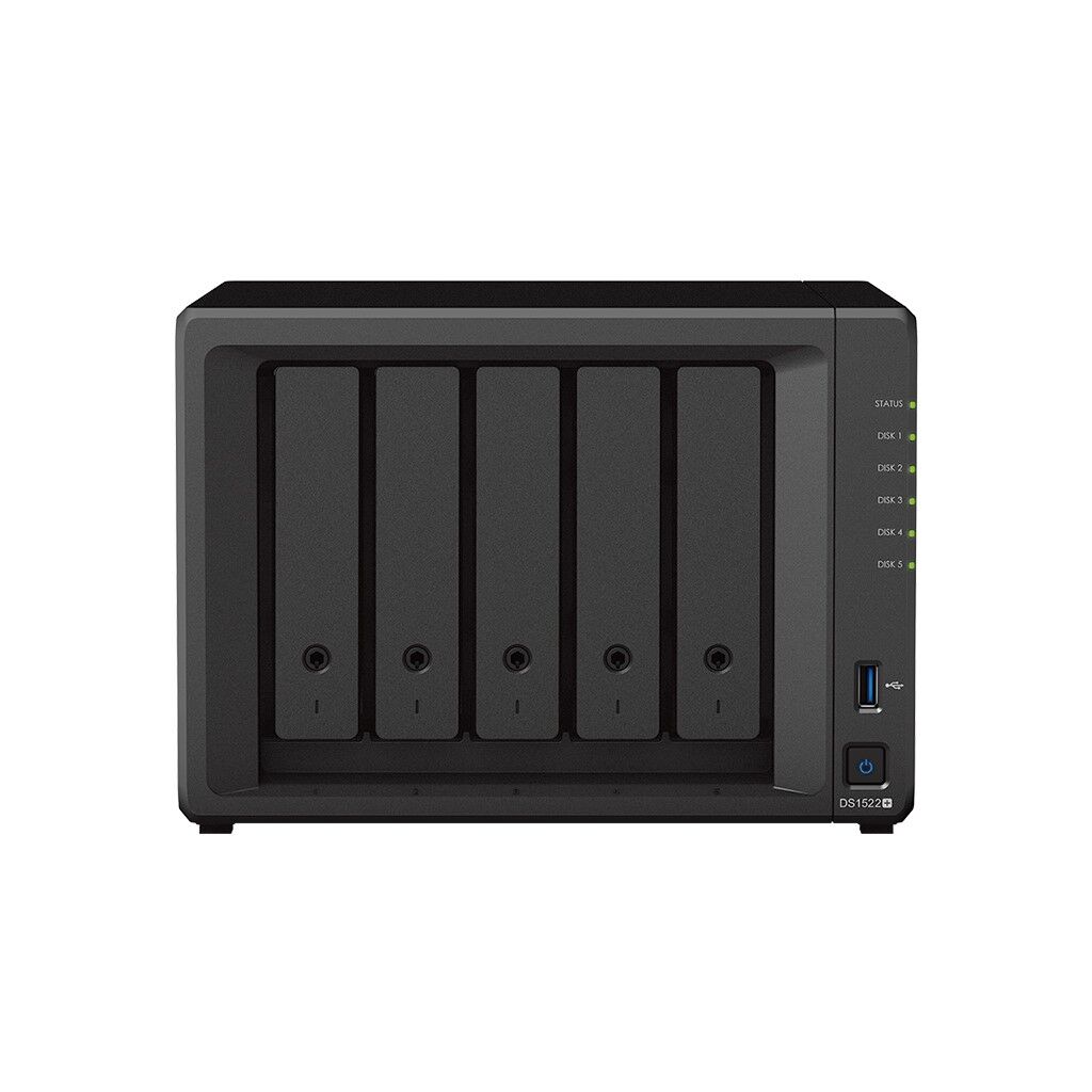Synology DS1522+ NAS, 5 Bay, Quad-Core 2.0GHz, 8GB RAM | DS1522+