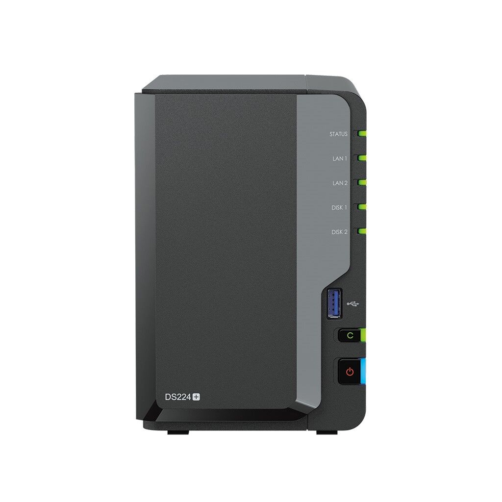 Synology DS224+ NAS, Intel J4125, 2GB RAM, 2-Bay | DS224+