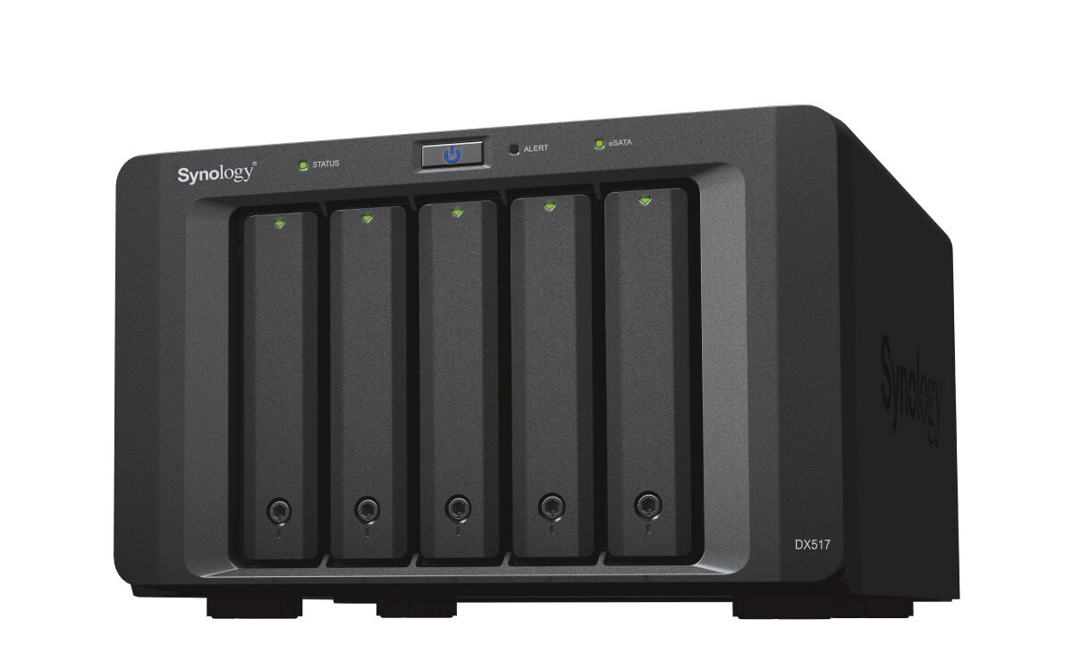 Synology DX517 5-Bay Expansion Unit – eSATA Expansion for DiskStation NAS 