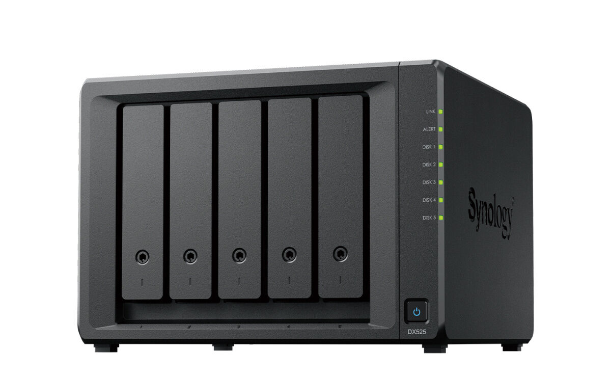 Synology DX525 5-Bay Expansion Unit – USB-C Storage Expansion for DiskStation NAS 