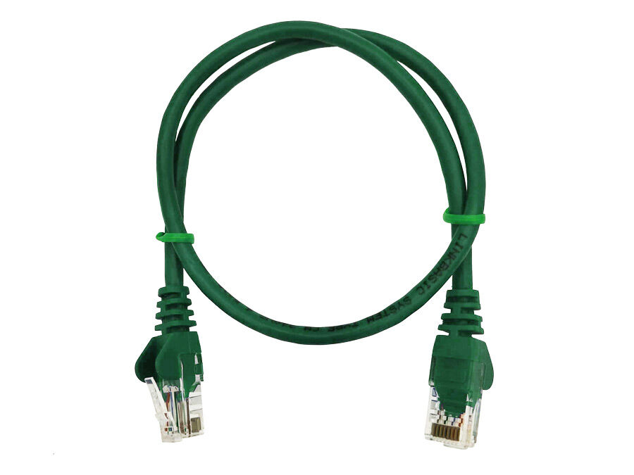 50cm UTP Cat5e Flylead Green - (10 Per Pack) | FLY-0.5G