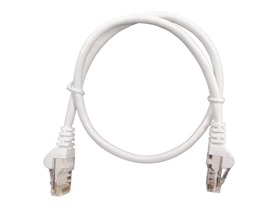 50cm UTP Cat5e Flylead White - (10 Per Pack) | FLY-0.5W