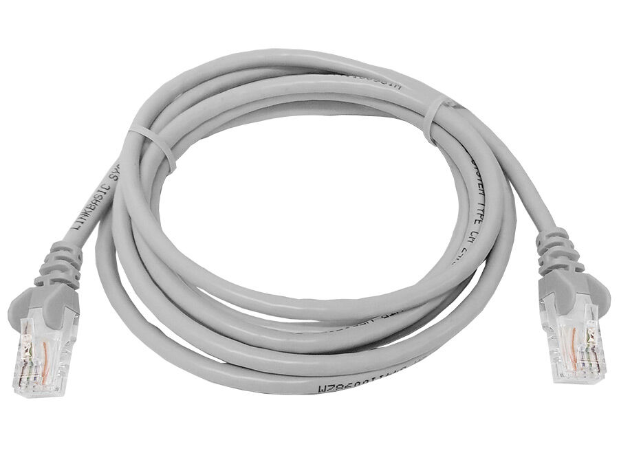 Cattex CAT5e - 2M - Grey Flyleads - (10 Per Pack) | CAT5E-2M-GRY