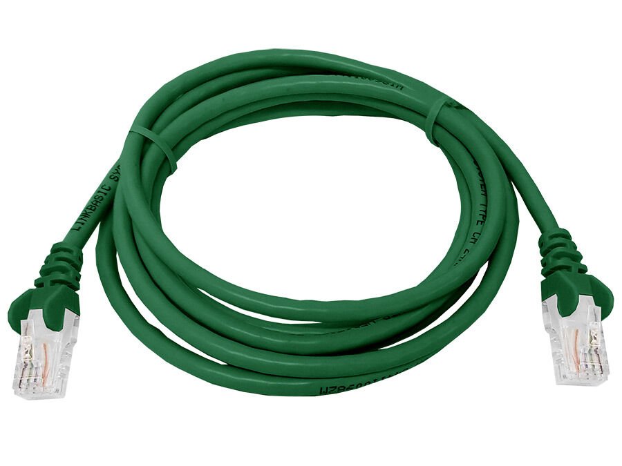 CAT5e 2 Meter UTP Patchleads / Flyleads Green - (10 Per Pack) | FLY-2G