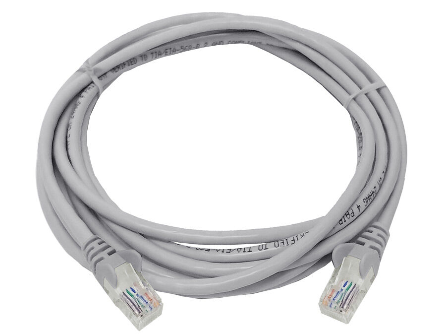 Cattex CAT5e - 3M - Grey Flyleads - (10 Per Pack) | CAT5E-3M-GRY