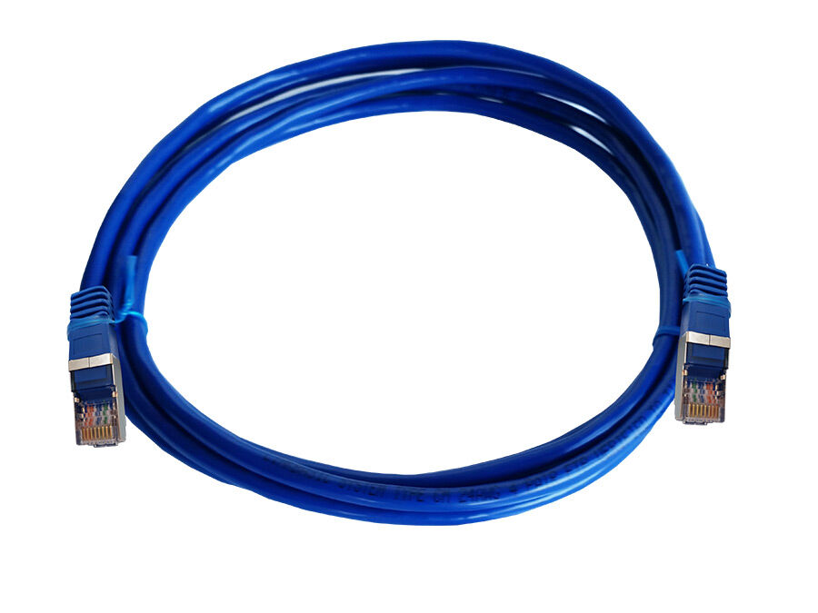 CAT5e 3 Meter FTP Patchleads / Flyleads Blue - (10 Per Pack) | FLY-3S