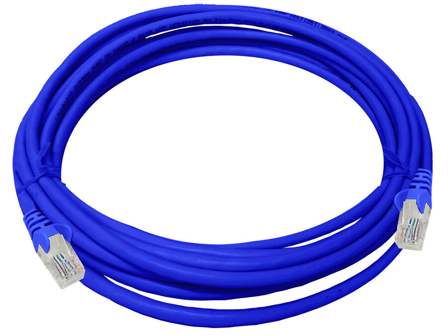 CAT5e 5 Meter UTP Patchleads / Flyleads | Blue - (10 Per Pack) | FLY-5B