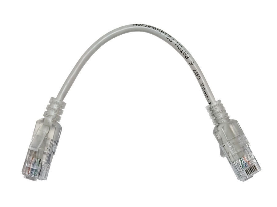 Linkbasic 22cm UTP Cat6 Nano Thin Patch Cable Grey