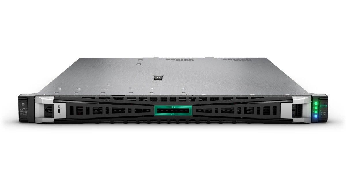 HPE ProLiant DL320 Server – fast Xeon-S 4410Y 12-Core processor, 16GB RAM for smooth multitasking. A reliable server for office or business applications, storage, and more.