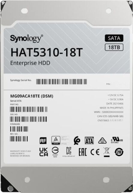 Synology HAT5310-18T internal hard drive 3.5'' 18000 GB Serial ATA III | Synology HAT5310-18T