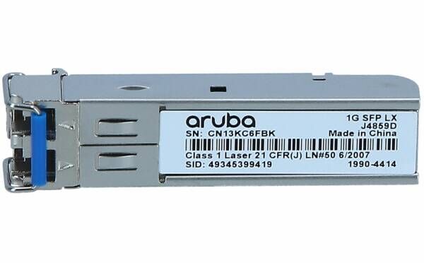 Aruba 1G SFP LC LX 10km SMF XCVR | J4859D