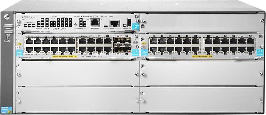 HP 5406R 44GT PoE+ / 4SFP+ v3 zl2 Switch | JL003A