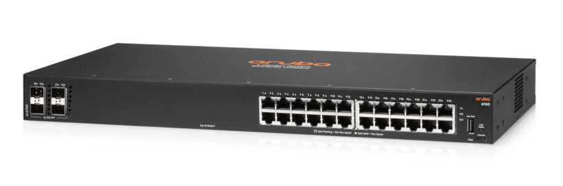 Aruba 6100 24G 4SFP+ High-Performance Network Switch | JL678A