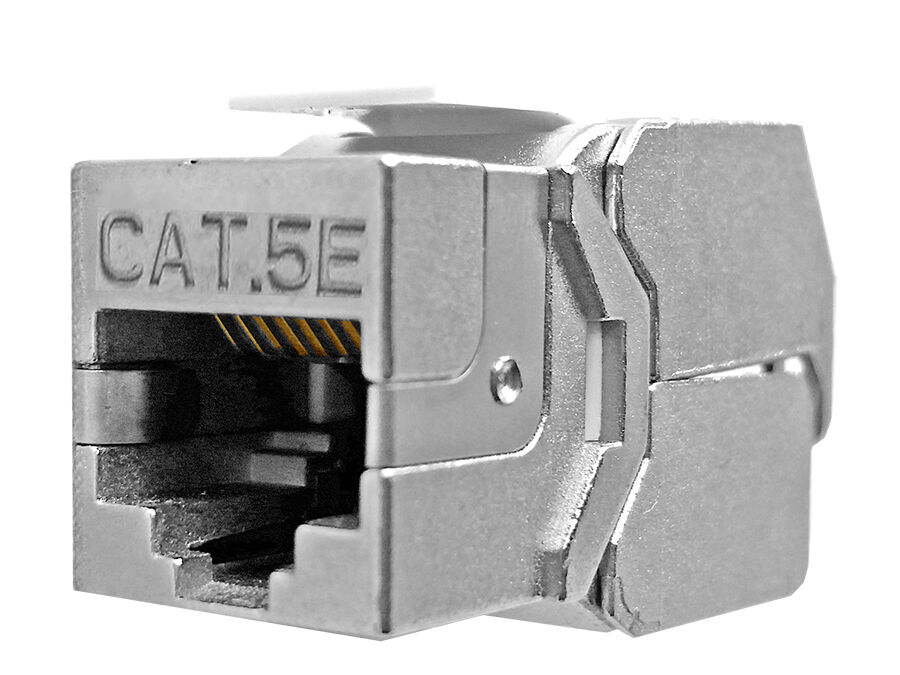 Linkbasic Cat5e Shielded UTP Keystone Jack  - (50 Per Pack) | LB-KEY45S