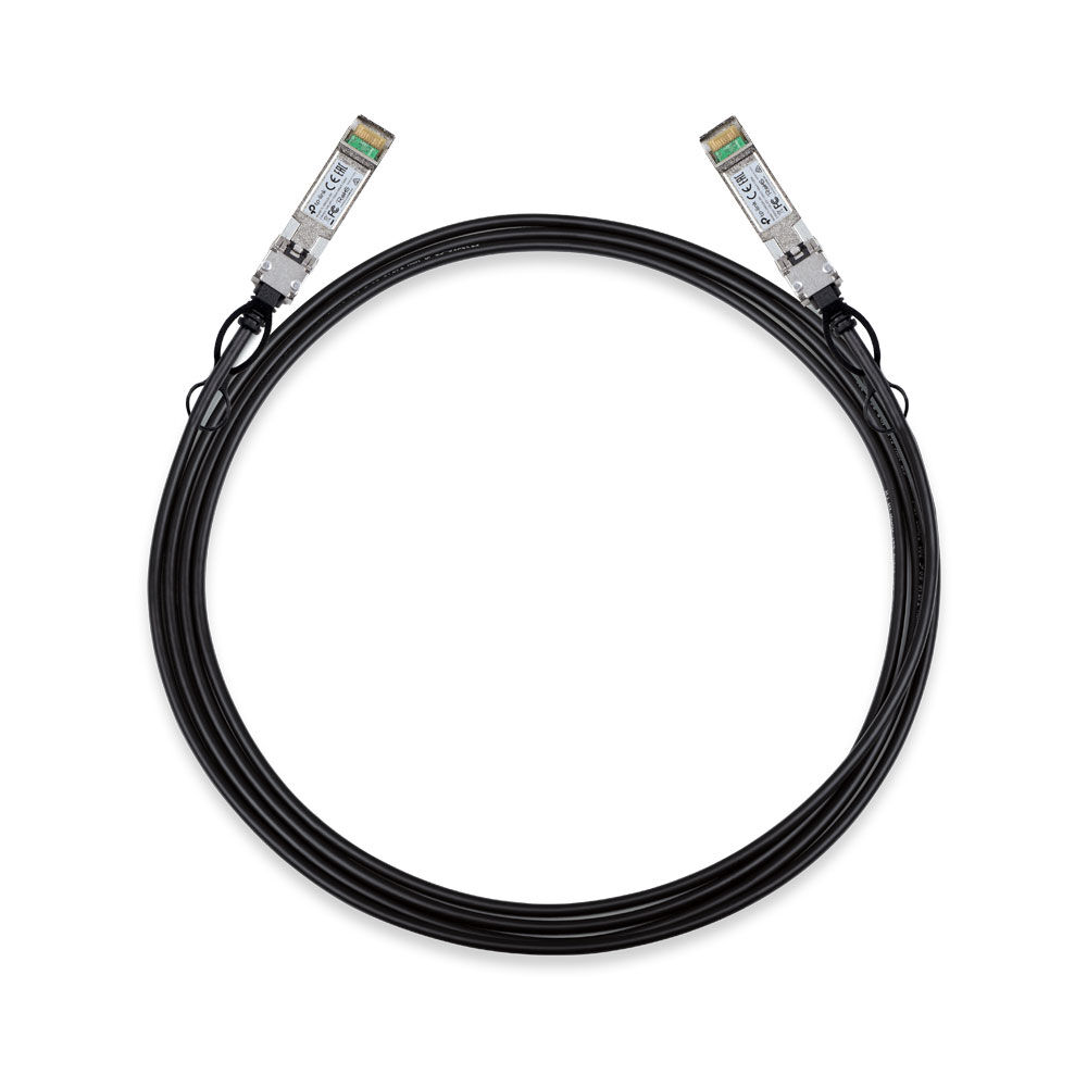 TP-Link Omada 3M Direct Attach SFP+ Cable for 10 Gigabit Connections | SM5220-3M