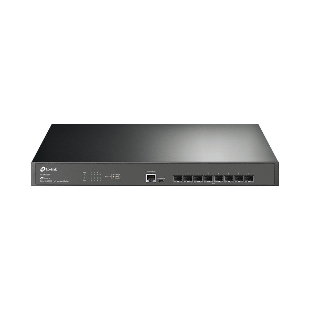 TP-Link Omada 8-Port 10GE SFP+ L2+ Managed Switch | SX3008F