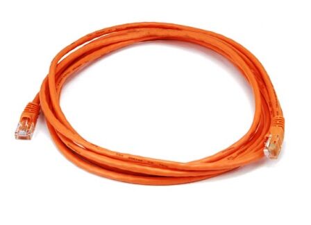 Cattex CAT6 -1m - Orange Flyleads - (10 Per Pack) | CAT6-1M-ORG