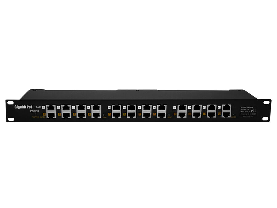 12 Port Gigabit Passive PoE Injector | POE-12G