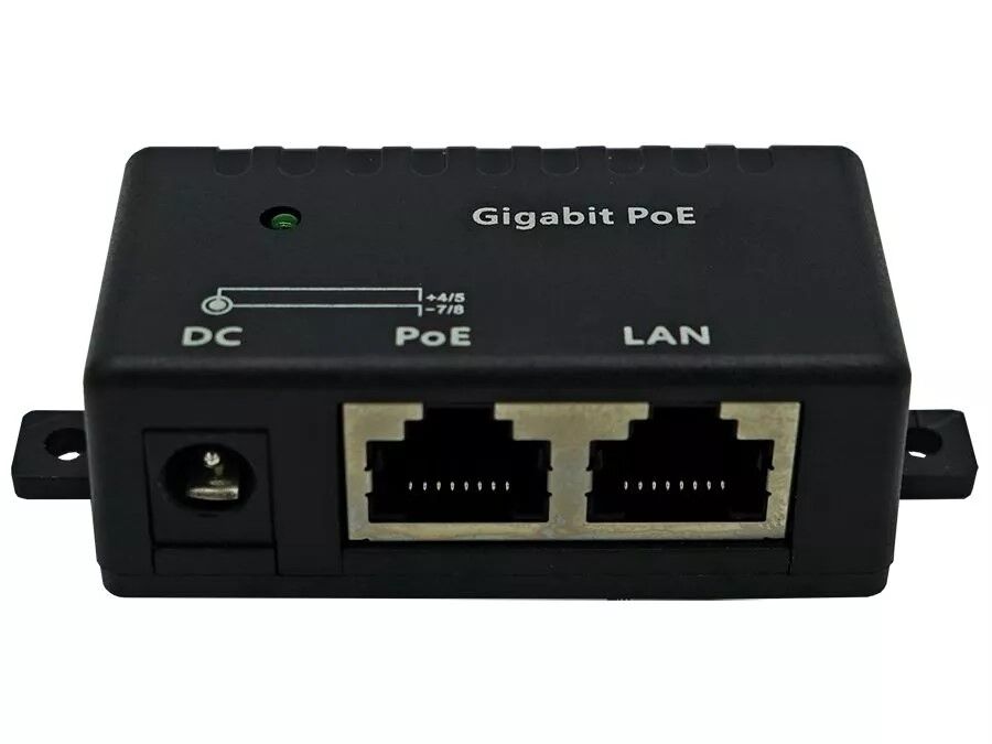 Single Port Gigabit Passive PoE Injector | POE-GIG