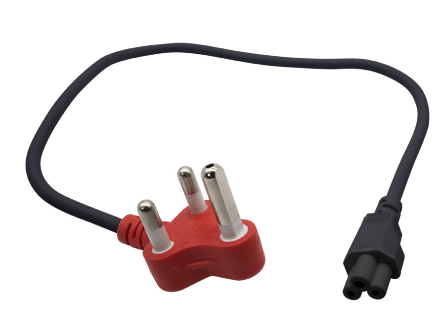 0.5 m 3-Pin Plug to Clover Power Cable – Dedicated Short Lead (Model POWU)