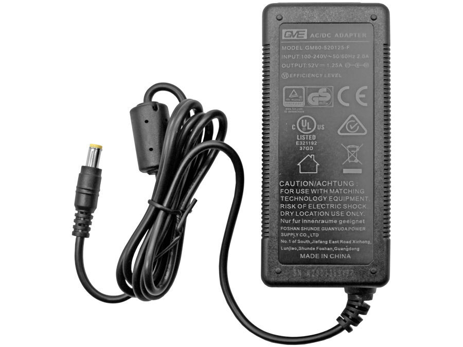 Scoop 52VDC 65W PSU Without IEC Cable