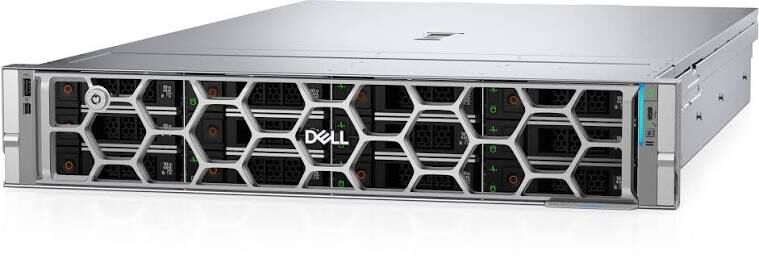 Dell PowerEdge R570 | Xeon 6511P 16-Core | 32GB DDR5 | 2x 960GB SSD | PERC H965i | 10GbE | 2U Rack Server