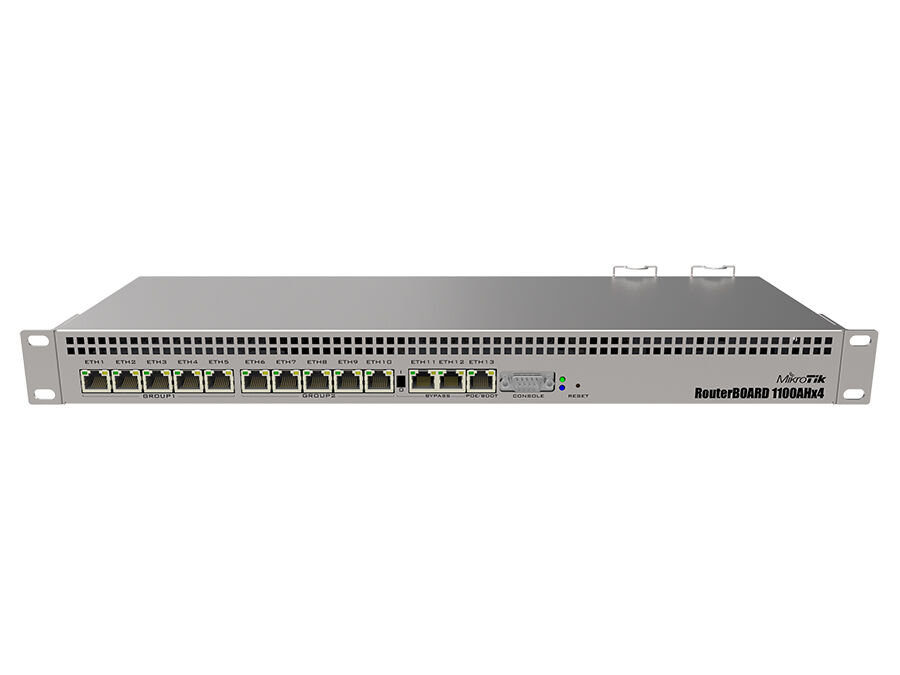 MikroTik 13 Port Gigabit 4 Core L6 Rack-Mount Router  | RB-1100AHX4