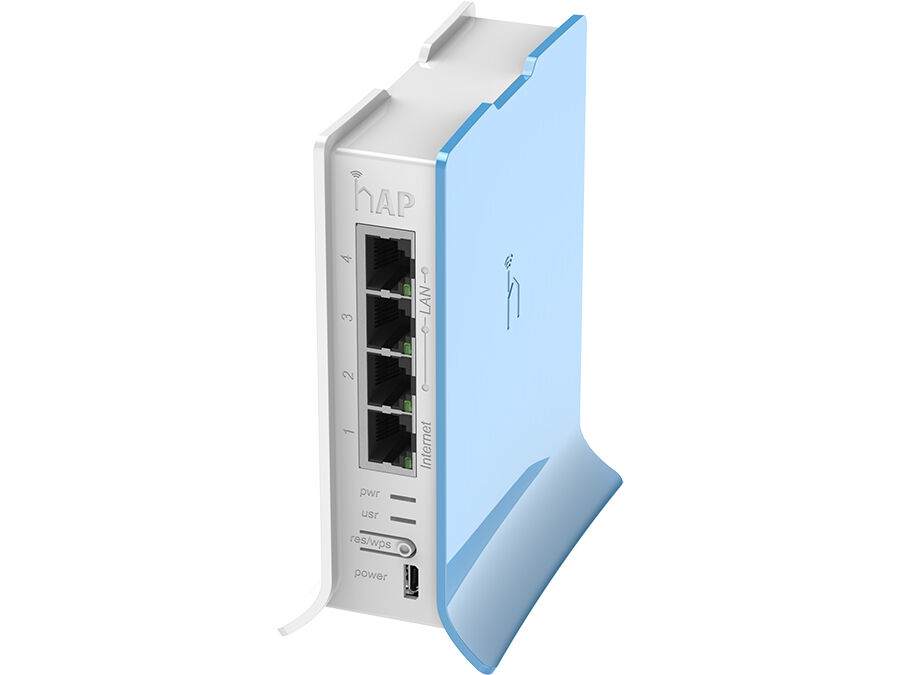 MikroTik hAP Lite Tower 4 Port Ethernet 300Mbps WiFi 4 Router  | RB-HAPLTC