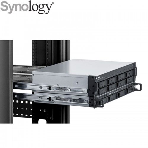 Synology RKS-02 Sliding Rail Kit for Rackmount NAS – 19” 4-Post Racks 