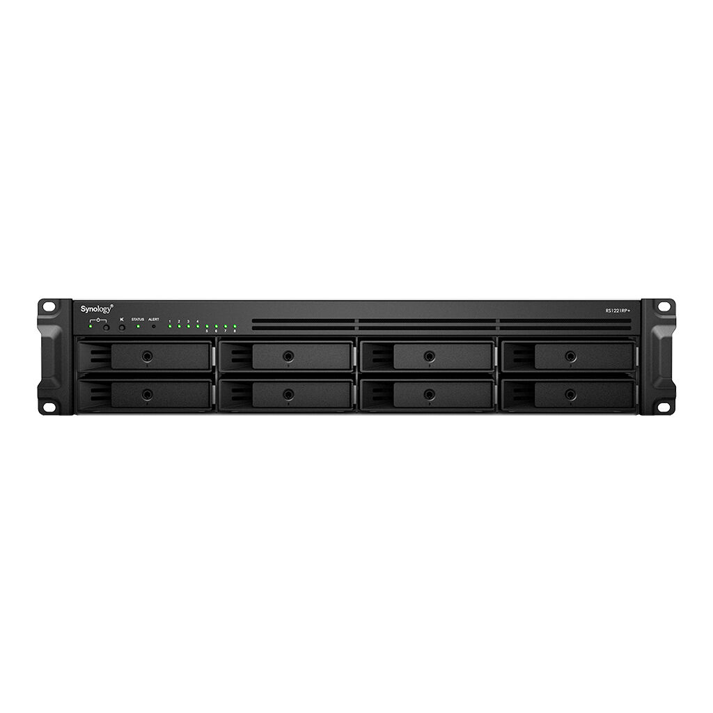 Synology RackStation RS1221RP+/RS1221+ – 8-Bay Rackmount NAS – AMD Ryzen CPU
