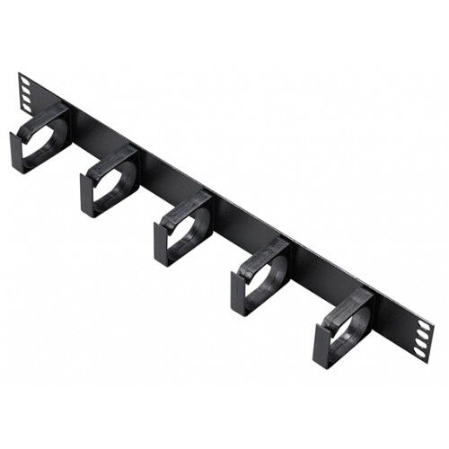 1U Plastic Ring Panel – Rack-Mount Cable Management