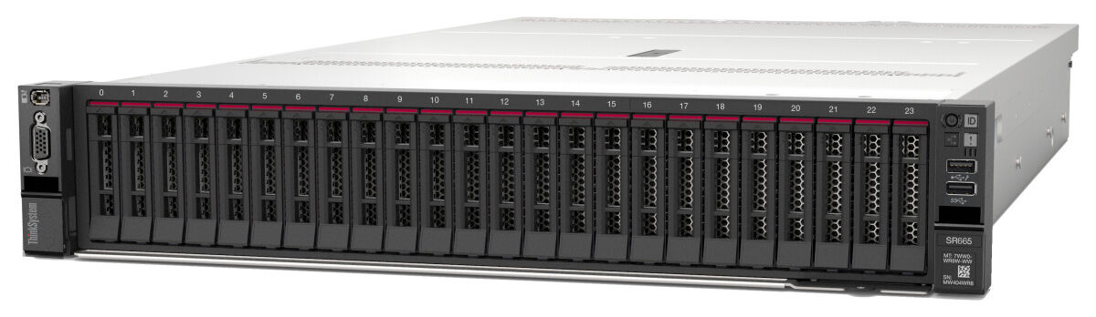 Lenovo ThinkSystem SR665 V3 2U Rack Server | 2x AMD EPYC 9124 | 8x 128GB DDR5 | HPC / Virtualisation 