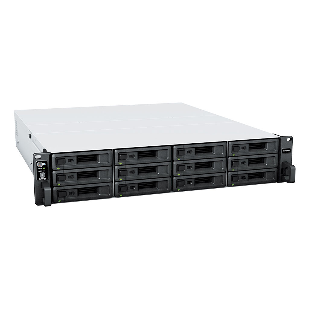 Synology RS2423+ 12-Bay Rackmount NAS – Ryzen CPU, 10GbE, 2U