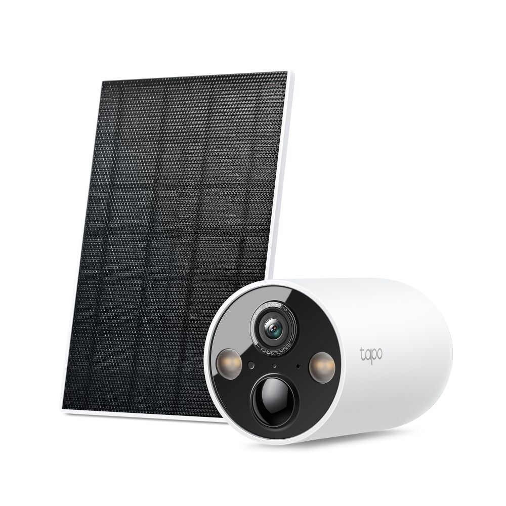 Solar-Powered 2K Outdoor Wi-Fi Security Camera Kit
