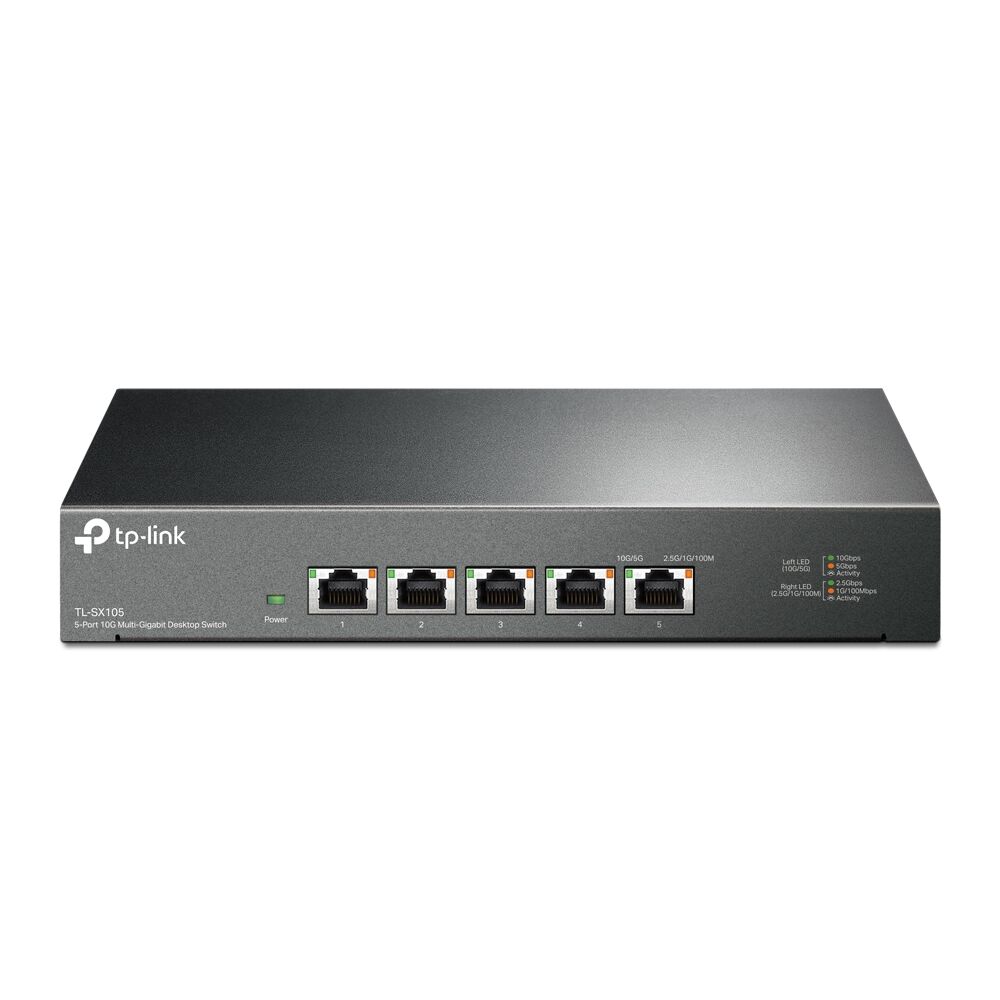 TP-Link 5-Port 10G Multi-Gigabit Desktop Switch | TL-SX105