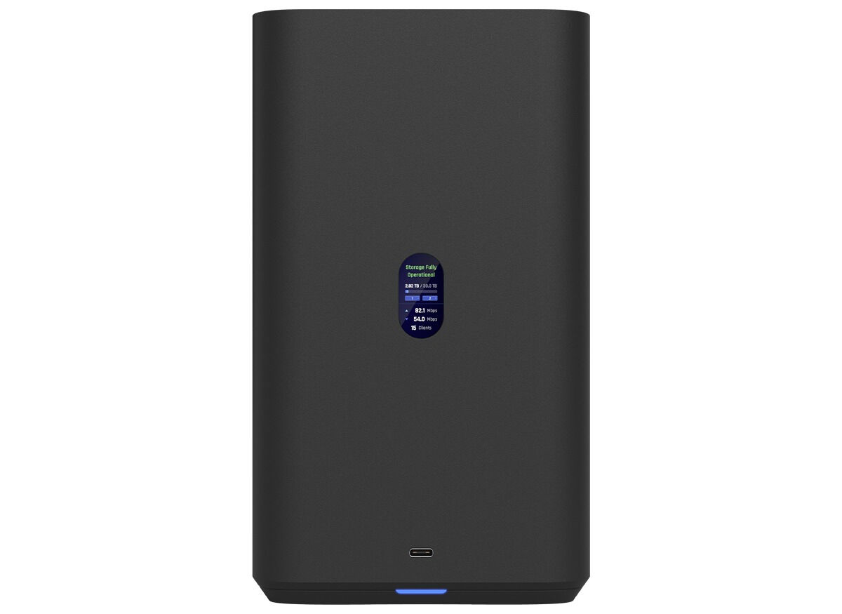 Ubiquiti UniFi Black UNAS 2.5Gbps Ethernet 2x 3.5" HDD bays | UNAS-2-B