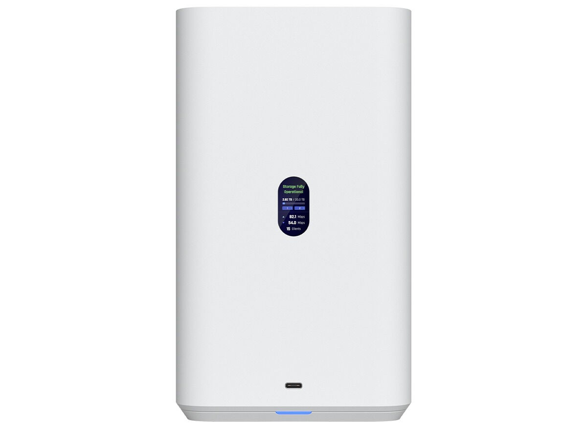 Ubiquiti UniFi White UNAS 2.5Gbps Ethernet 2x 3.5" HDD bays | UNAS-2-W