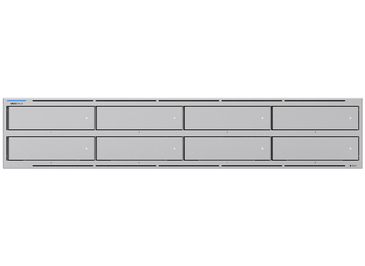 Ubiquiti UniFi NAS Pro 8 2U 8 Drive Bays 2 NVMe Slots and 10Gbps Ethernet | UNAS-Pro-8