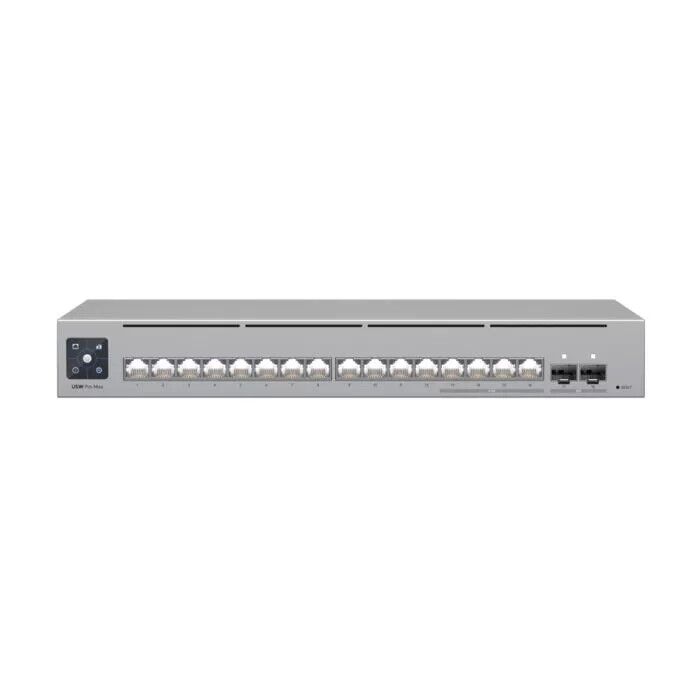 Ubiquiti UniFi Pro Max Switch 16 with 12 Gigabit 4x 2.5Gbps 2SFP+ | USW-PRO-MAX16