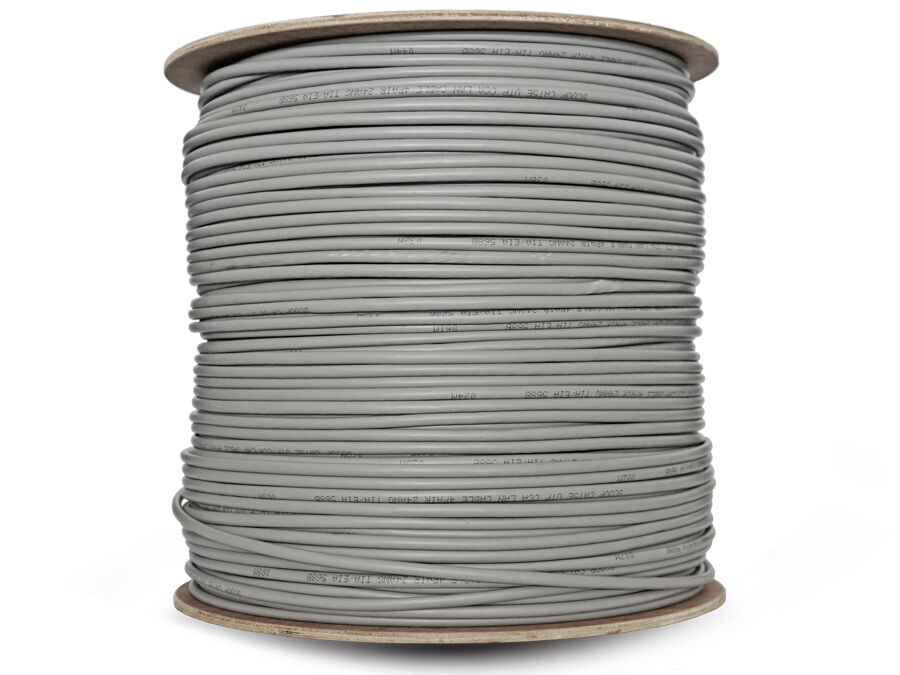 500m Drum Cat5e CCA Grey UTP Network Cable | UTP-500C
