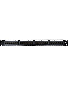 Cattex 24 Port Patch Panel Cat6 Fully Populated