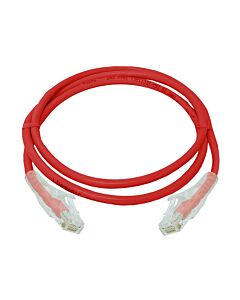 CAT6 1 Meter UTP Patchleads / Flyleads Red - (10 Per Pack)