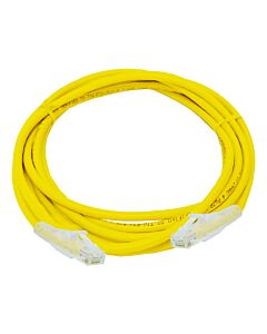 CAT6 3 Meter UTP Patchleads / Flyleads Yellow - (10 Per Pack)