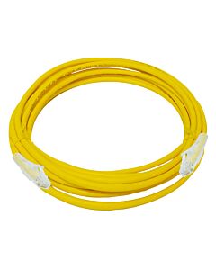 CAT6 5 Meter UTP Patchleads / Flyleads Yellow - (10 Per Pack)