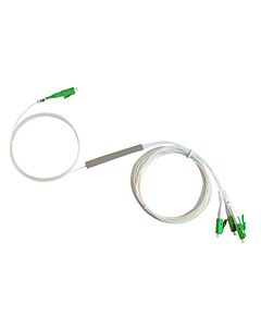 Scoop Fiber Splitter Blockless LC APC SM 1-4