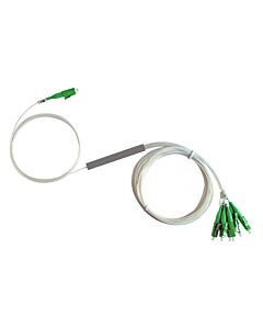 Scoop Fiber Splitter Blockless LC APC SM 1-8