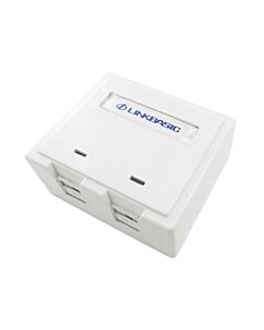Cat5e Double Surface Mount Box - (10 Per Pack)